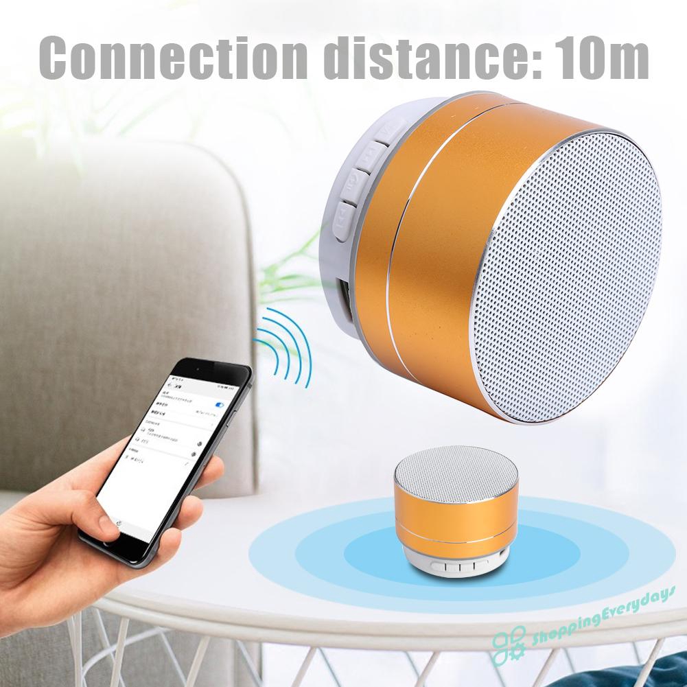 Loa Bluetooth Không Dây Hỗ Trợ Thẻ Tf Usb Aux