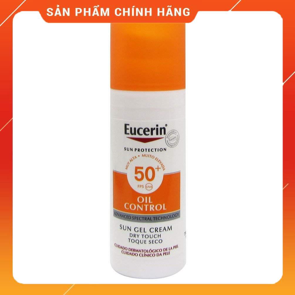 [Hàng Xịn] Kem Chống Nắng Cho Da Nhờn Da Mụn, Giúp Ngừa Mụn Giảm Thâm Mụn - EUCERIN SUN DRY TOUCH OIL CONTROL SPF50+