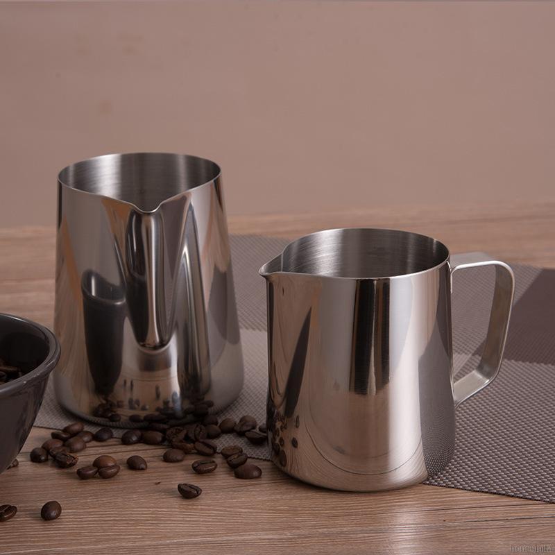 Bình Đựng Sữa / Cà Phê / Latte Bằng Thép Không Gỉ Tiện Dụng