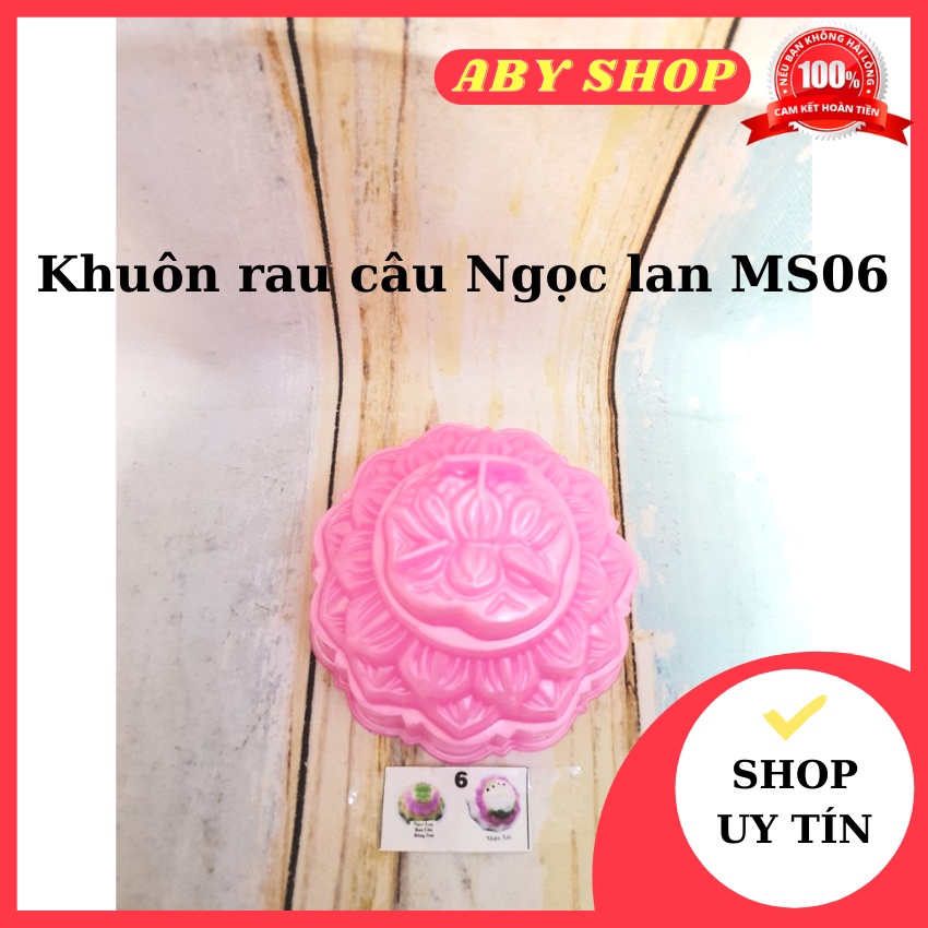Khuôn rau câu Ngọc lan MS06 ⚡ HÀNG CAO CẤP ⚡ khuôn làm rau câu giúp bạn tự tay làm những phần rau câu thơm ngon