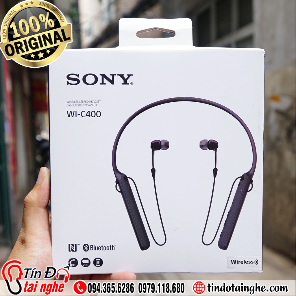 Tai nghe Bluetooth Sony WI-C400 | Chính hãng