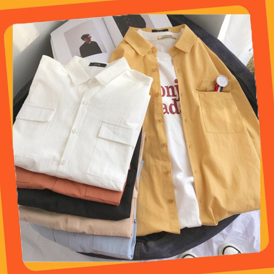 [Freeship - Hàng Auth] Áo Sơ Mi Kiểu Cách  Siêu Hot Chất Kaki Cực Đẹp | BigBuy360 - bigbuy360.vn