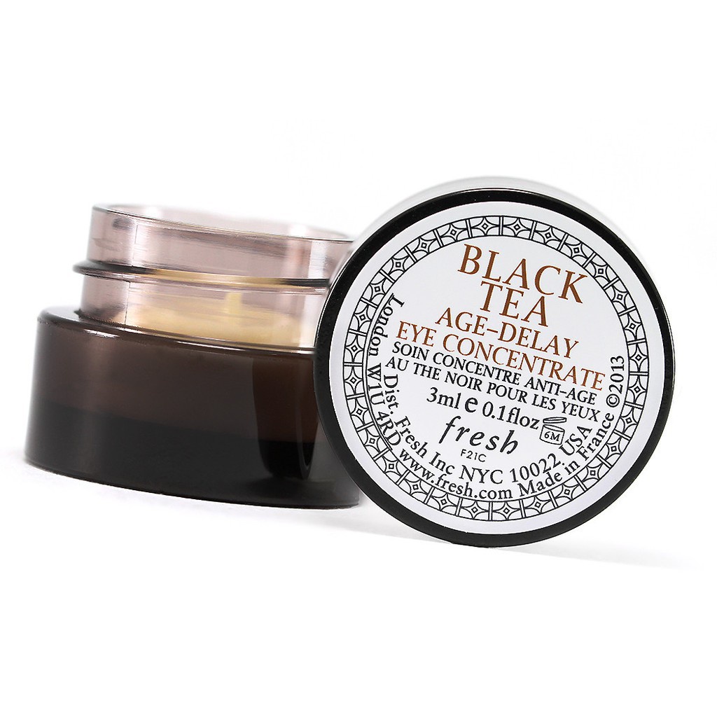 (Mini 3ml box) Kem dưỡng mắt Fresh Black Tea Age Delay Eye Cream