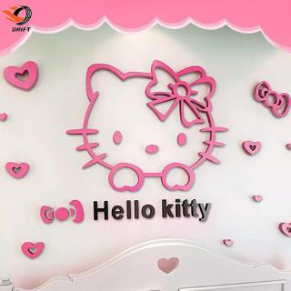 Giấy Dán Tường Trang Trí Phòng Hình Hello Kitty