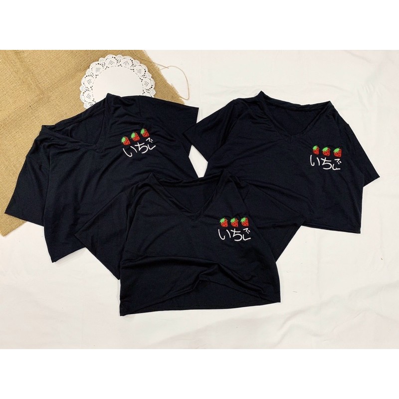 [Mã FAMAYWA giảm 10K đơn 50K] [Rẻ Vô Địch Áo croptop cổ V from rộng _có ảnh thật | BigBuy360 - bigbuy360.vn