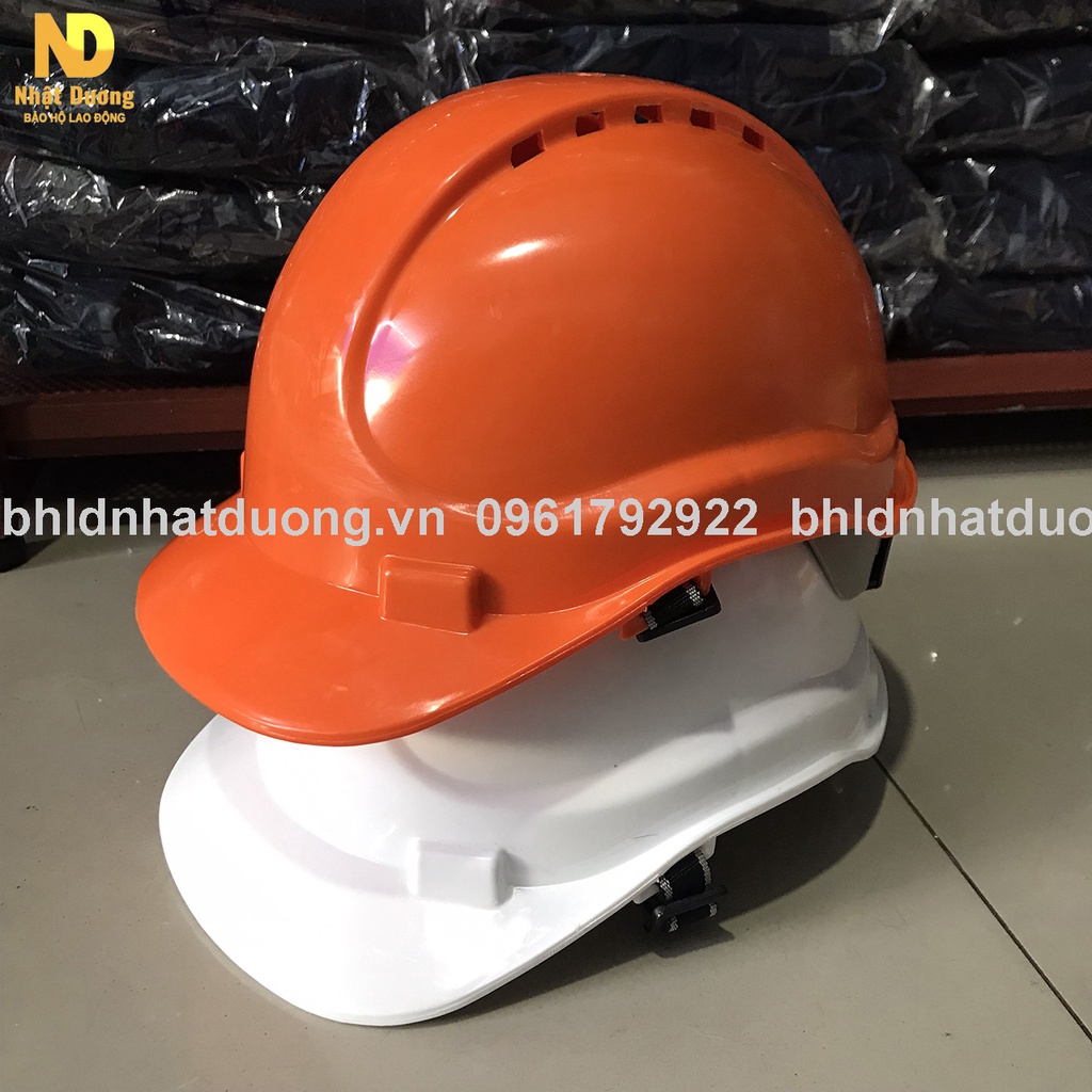 Nón bảo hộ lao động có lỗ thông hơi thoát khí - BB N011