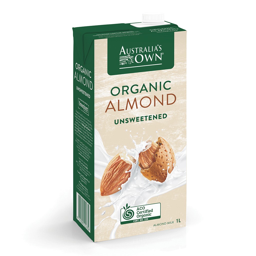 [Mã LT50 giảm 50k đơn 250k] Sữa hạnh nhân không đường Organic Australia's Own 1L