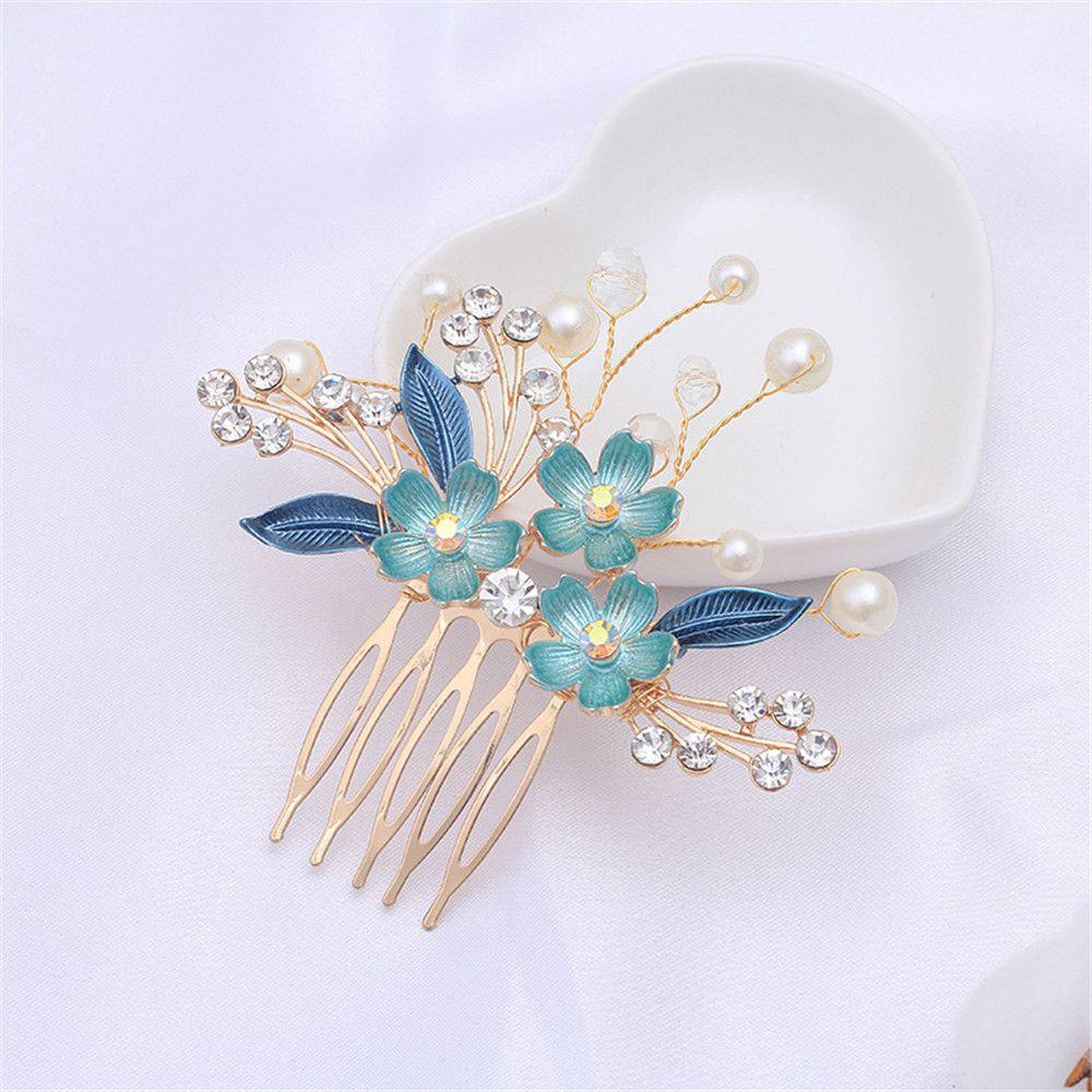 Osier✿ Trâm Cài Tóc Hình Hoa Thời Trang Cho Cô Dâu|Phụ Kiện Tóc Cho Cô Dâu