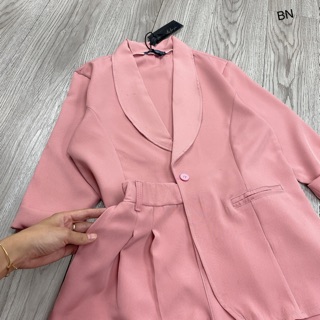 set vest hồng siêu xinh