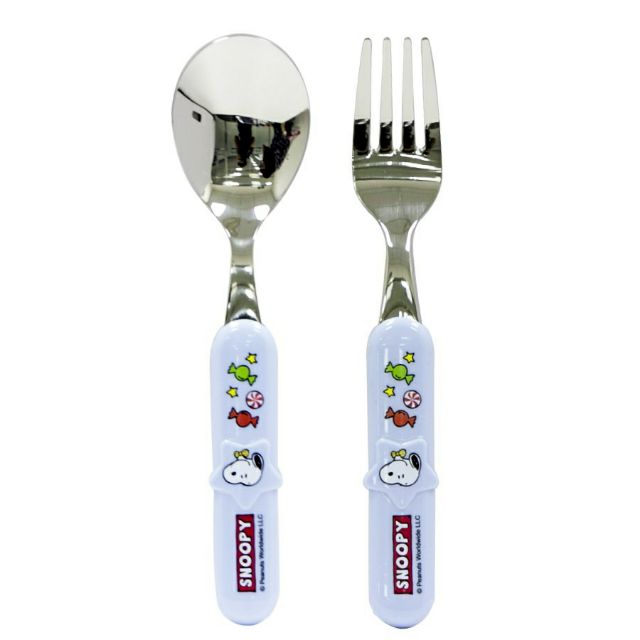 Bộ muỗng nĩa , muỗng đũa dành cho bé tập ăn Lock&amp;Lock Snoopy LSP001 LSP002