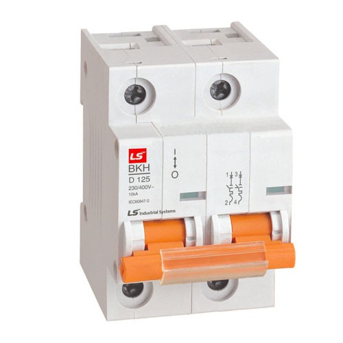 Cầu dao điện MCB LS BKH 2P 10kA 80A, 100A, 125A