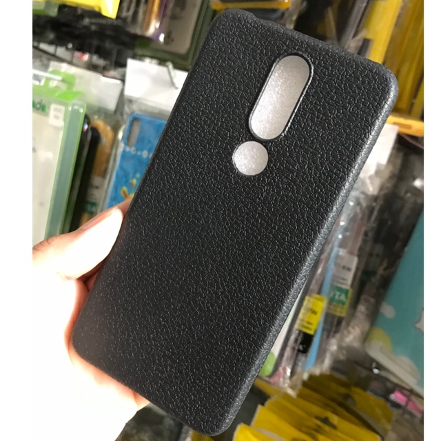 Ốp lưng Nokia X5 (5.1 Plus) dẻo giả da cực đẹp