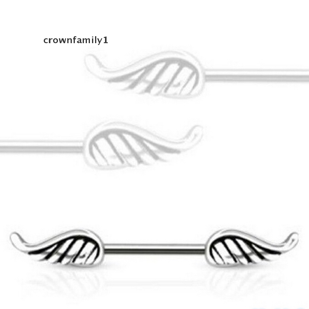 [crownfamily1] Khuyên Cơ Thể Hình Cánh Thiên Thần Gợi Cảm 14G