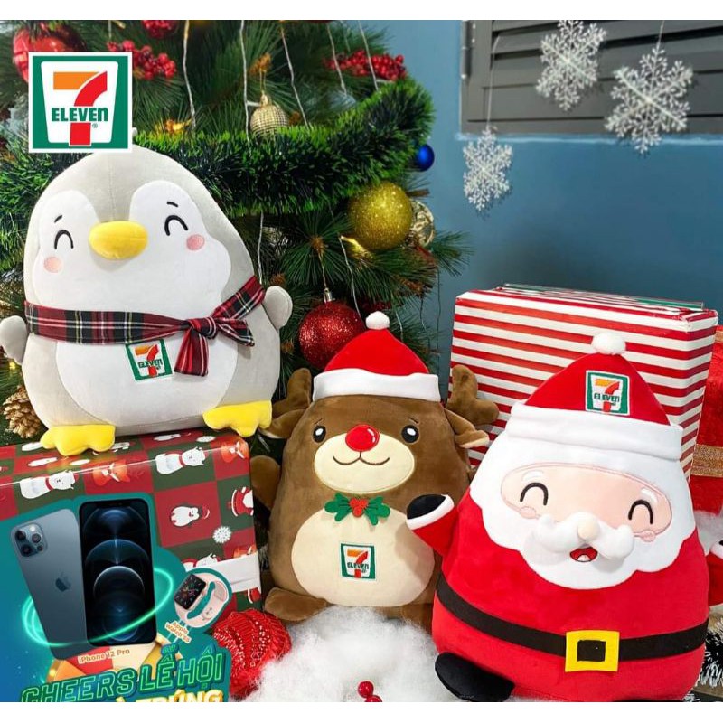 Combo 3 thú bông 7eleven