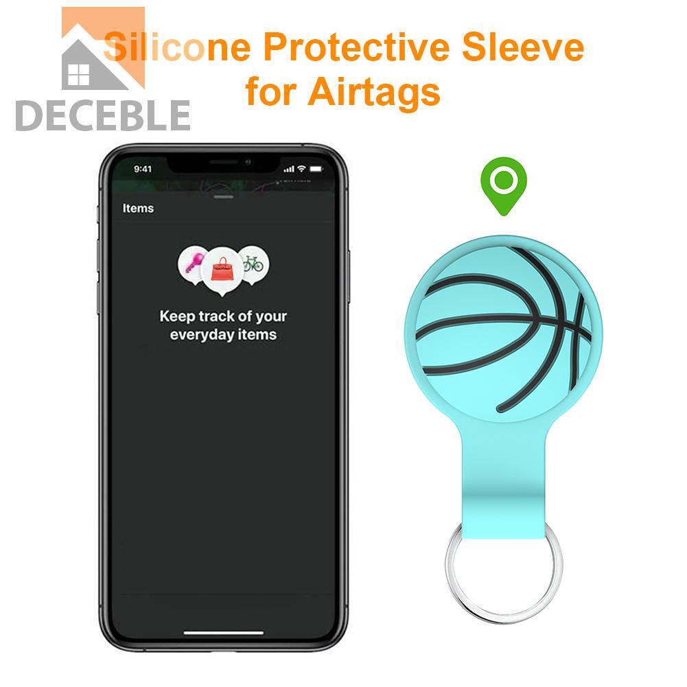 Vỏ Bảo Vệ Hộp Sạc Tai Nghe Airtag Bằng Silicon Họa Tiết Bóng Rổ Kèm Móc Khóa Tiện Dụng | BigBuy360 - bigbuy360.vn