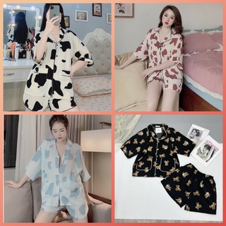 Đồ bộ pijama nữ mango cánh dơi tay lỡ ❌ ảnh thật❌