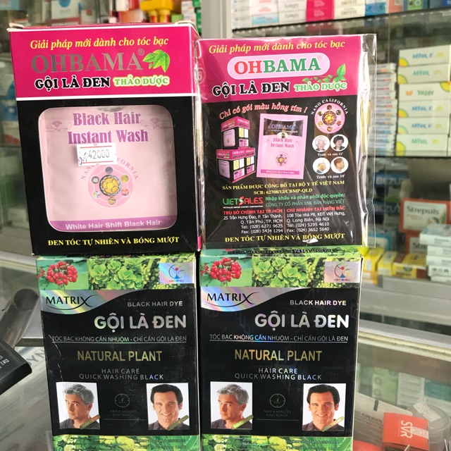 GỘI LÀ ĐEN THẢO DƯỢC OHBAMA