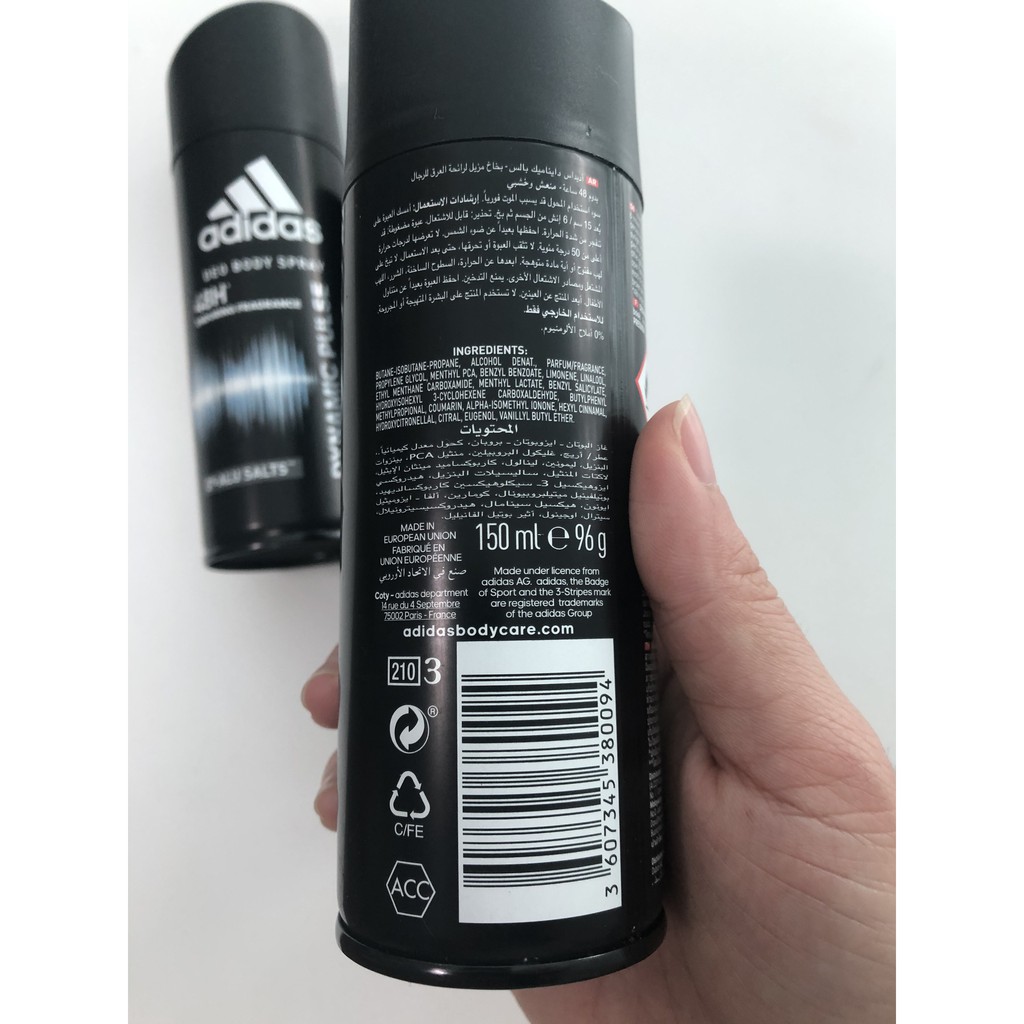 XỊT KHỬ MÙI TOÀN THÂN NAM ADIDAS DEO BODY SPRAY 48H 150ML - DYNAMIC PLUSE