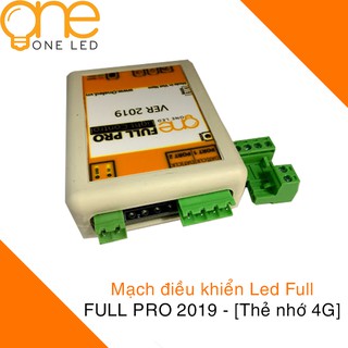 Mạch điều khiển Led Nháy theo nhạc [Thẻ nhớ 4G] - FULL PRO 2 KÊNH 2019