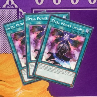 3 thẻ bài yugioh Spell Power Grasp