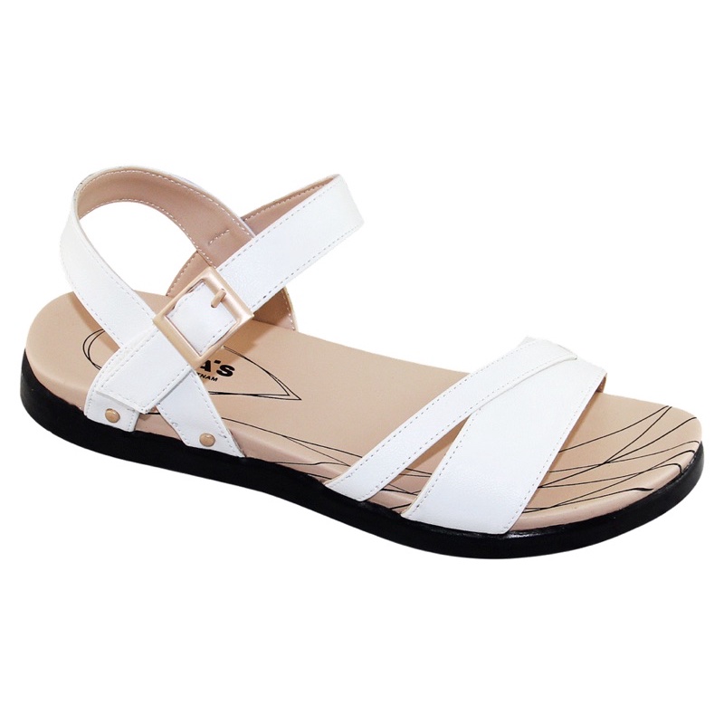 Sandal đế bằng nữ BITAS SYN.242