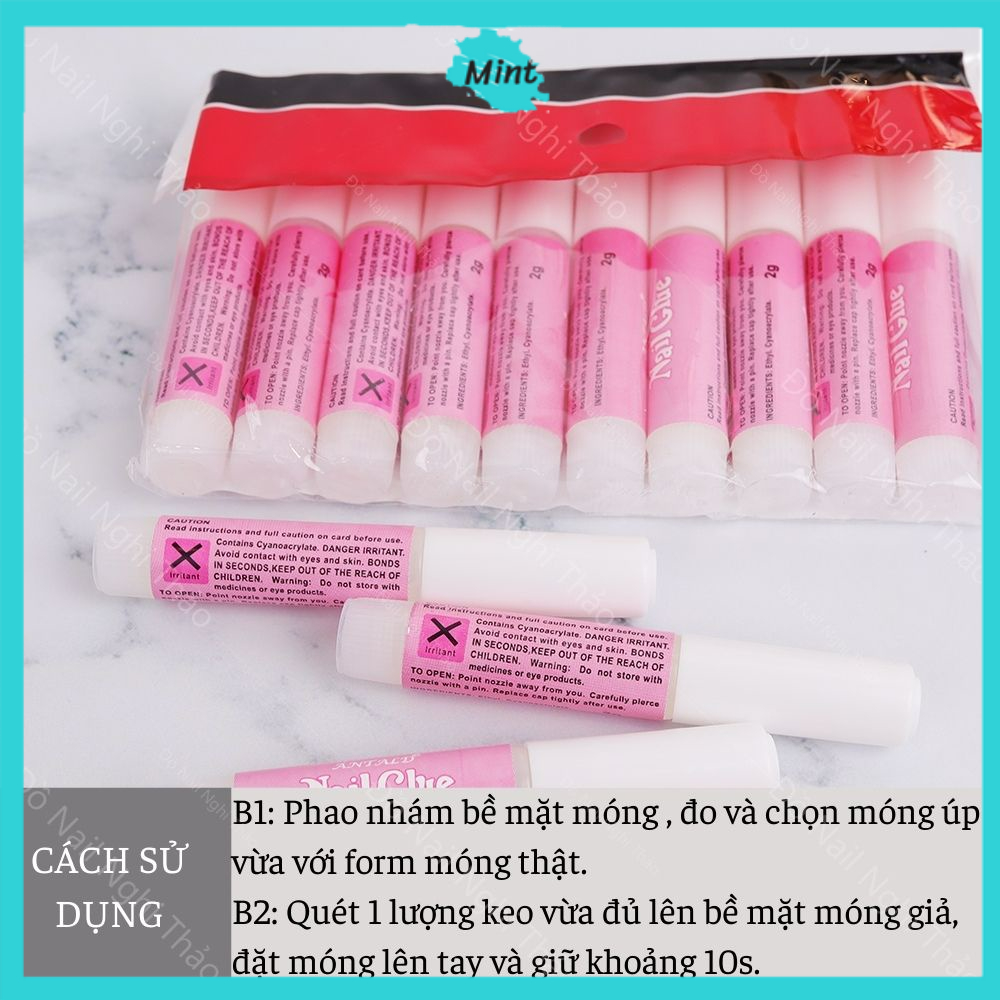 Keo Dán Móng Giả Nail Glue Chính Hãng Siêu Chắc 2gr