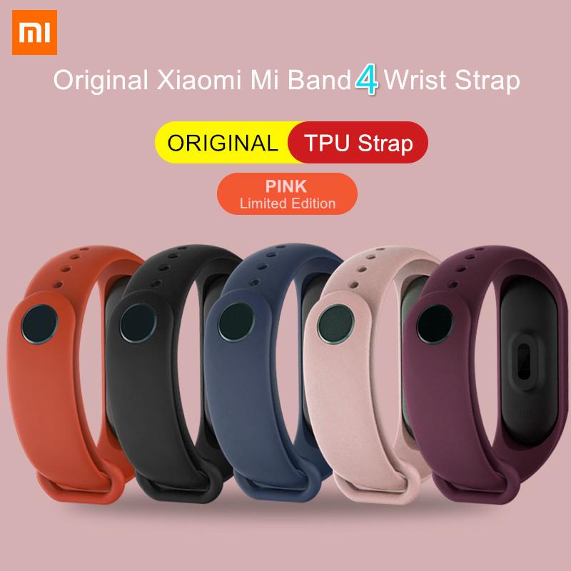 Dây Đeo Thay Thế Chất Liệu TPU Màu Trơn Cho Xiaomi Mi Band 7 / 6 / 5 / 4 / 3 Miband 3 / 4 / 5 / 6 / 7