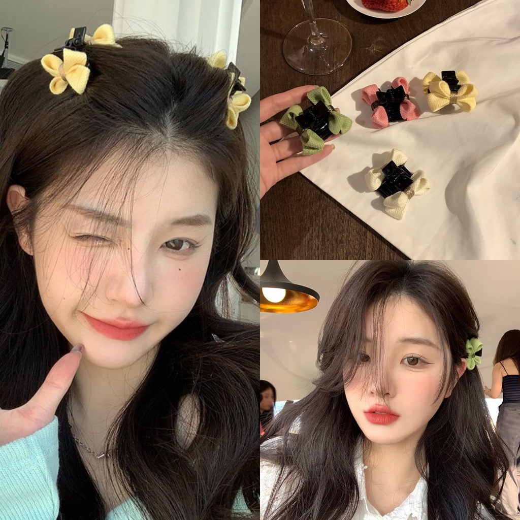 Kẹp Tóc Mini Đính Nơ Lưng Ngọt Ngào Thời Trang Xuân Hè Cho Nữ