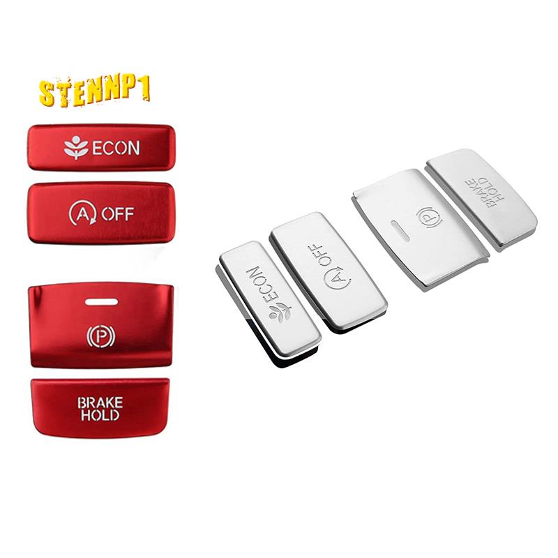 Miếng Dán Trang Trí Nút Phanh Tay Trung Tâm Điều Khiển Bằng Nhôm Cho 11Th Gen Honda Civic 2022