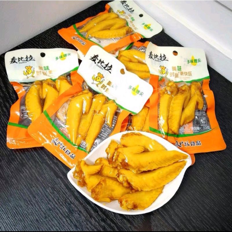 CÁNH GÀ NƯỚNG MẬT ONG CAY 32g ✔️thơm ngon kho cưỡng