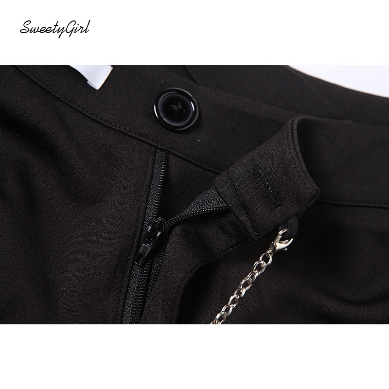 Quần dài ống loe lưng cao màu trơn thời trang cho nữ