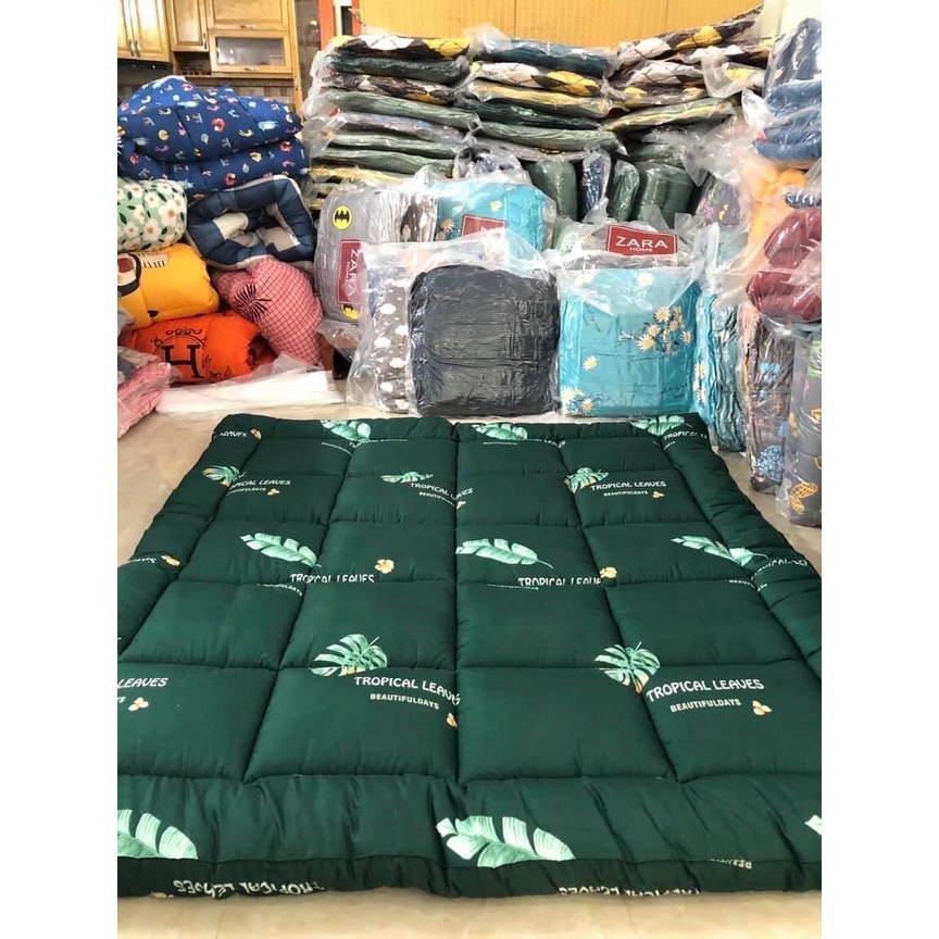 Tấm làm mềm đệm Topper,kích thước 1m6x2m nệm dày 6-8cm-được chọn nhiều mẫu
