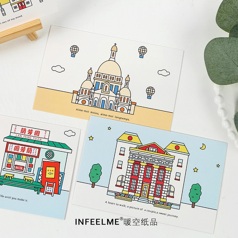 Postcard lẻ 2 tấm đáng yêu