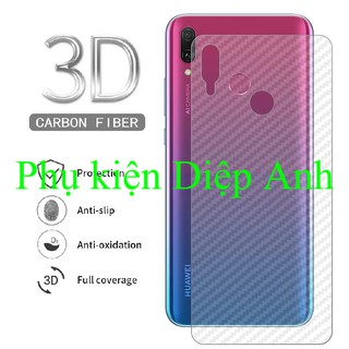 Huawei Y9 2019 | Miếng dán lưng carbon chống xước