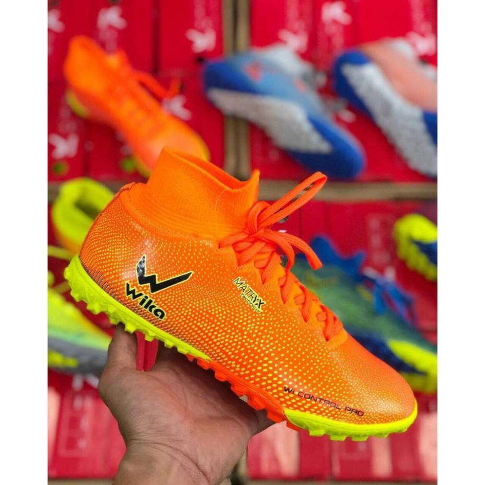 FREESHIP✌Tặng tất 40k✌️ Giầy đá bóng Wika Superspeed chính hãng - khâu kín đế 100% - giày đá bóng đế TF - nhiều màu