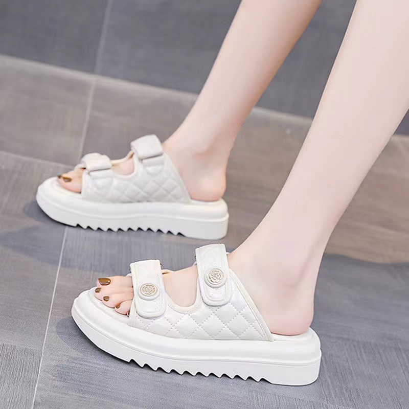 Dép tăng chiều cao Sandal Đế Dày Thiết Kế Mới Thời Trang Dành Cho Mùa Hè