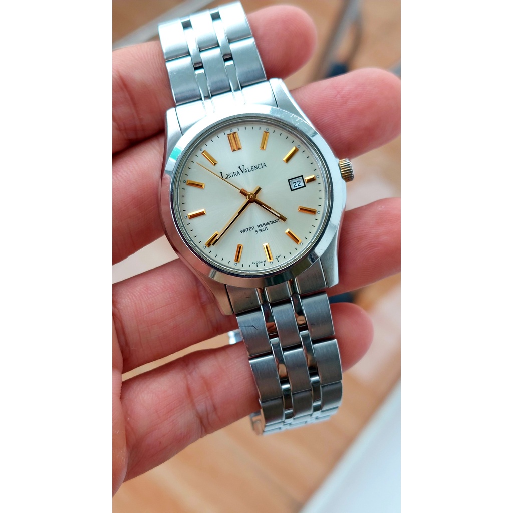 Đồng hồ nam Legra Valencia chạy pin hàng Si