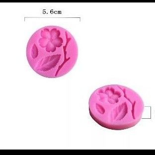 Khuôn silicon 4D hoa lá cành mai