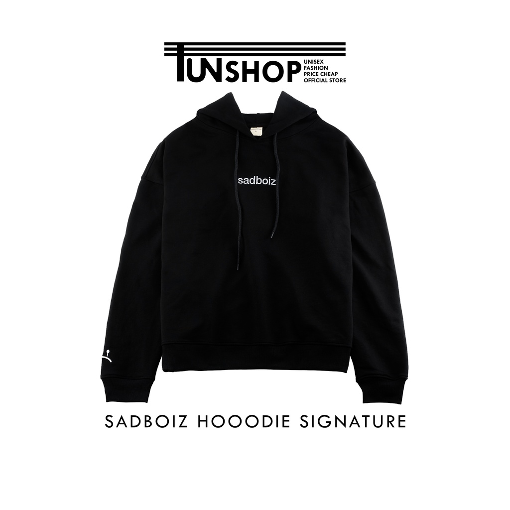 Áo Hoodie SADBOIZ Signature Khoác Nỉ , Tee Local Brand Sadboy Sad Cry Basic Unisex Nam Nữ Ulzzang Full Tag TUN STORE