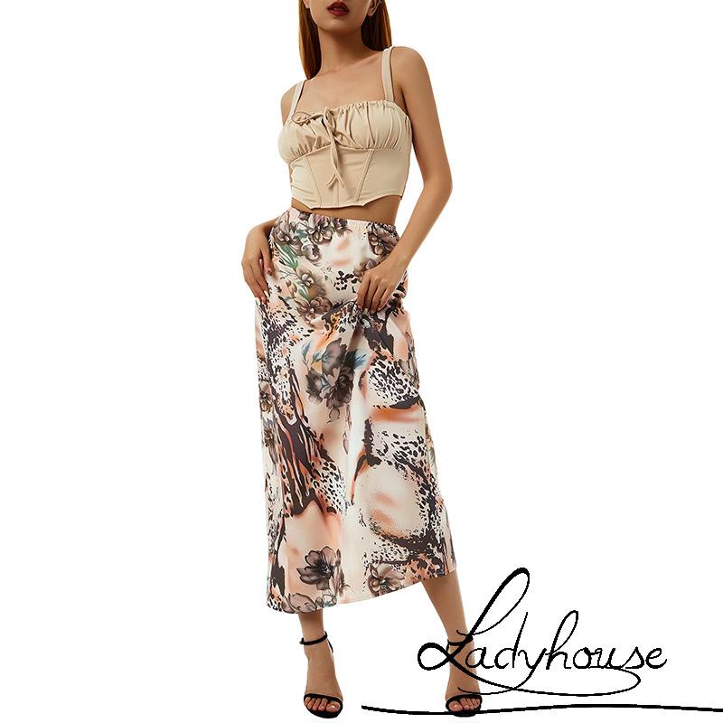 Chân váy bút chì họa tiết da báo thời trang sành điệu cho nữ