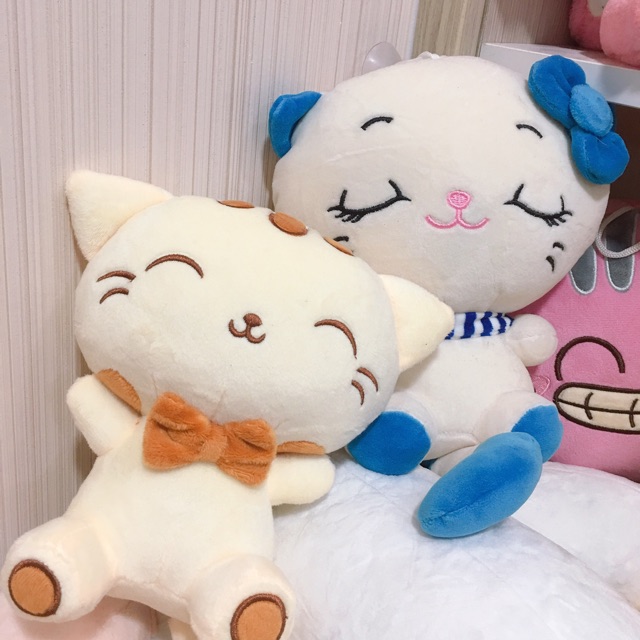 Bộ đôi Gấu bông mèo lười xinh xắn 35cm