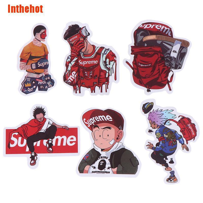 Bộ 50 Sticker Supreme Đa Năng Dùng Trang Trí Độc Đáo