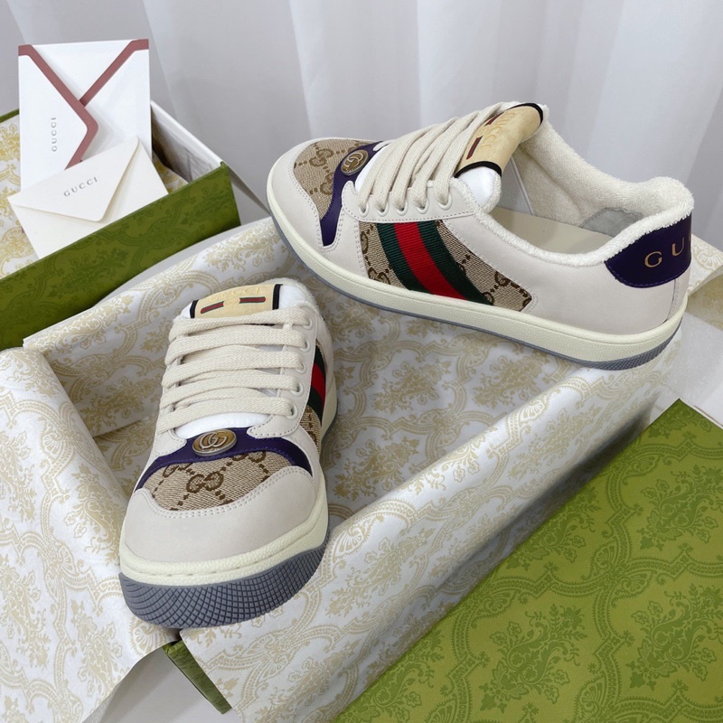 Giày thể thao nam và nữ thương hiệu Gucci GC cao cấp thiết kế thời trang