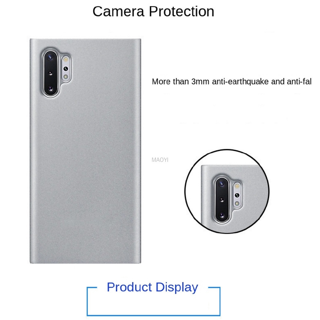 Bao da điện thoại nắp lật phong cách sang trọng cho Samsung S20 S7 S8 S9 S10 Plus Lite Note 8 9 10 Plus