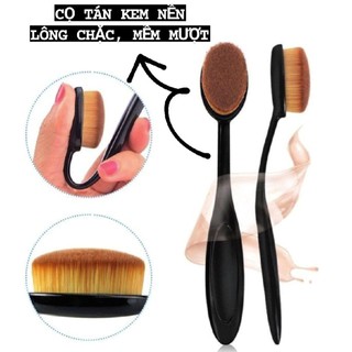 HÀNG CAO CẤP — Cọ Tán Kem Nền, Phấn Phủ Hình Ovan Cọ Bàn Chải Trang Điểm Lông Cọ Bó Chặc