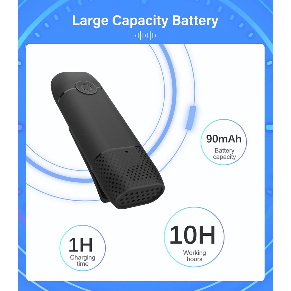 🎤Micro Thu Âm Cài Áo Không Dây Micro thu âm mini sử dụng cho điện thoại, máy ghi âm, laptop