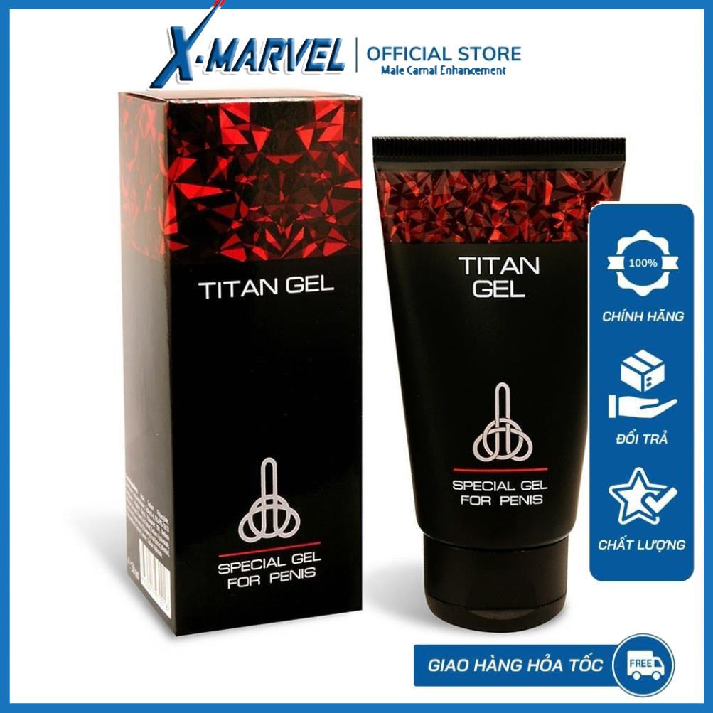 Sản phẩm hộ trợ sức khoẻ nam ,gel titan đỏ  nga chính hãng Maxmana   XMARVEL