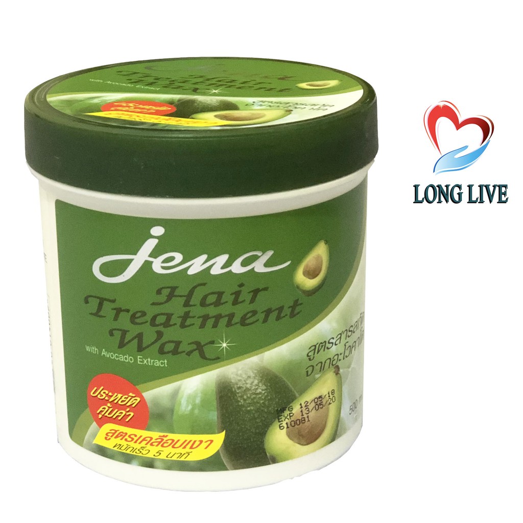 Kem ủ tóc Jena Hair Treatment Wax vị bơ - Thái Lan (500g)