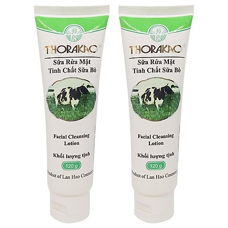 Thorakao - Sữa rửa mặt trắng da sữa bò Trắng -Xanh 120g | BigBuy360 - bigbuy360.vn