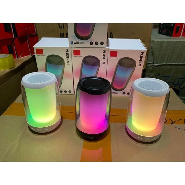 Loa bluetooth Pulse 4 MINI Led theo điệu nhạc chất lượng âm tuyệt hảo thiết kế đẹp mắt Bảo hành 12 tháng 1 đổi 1